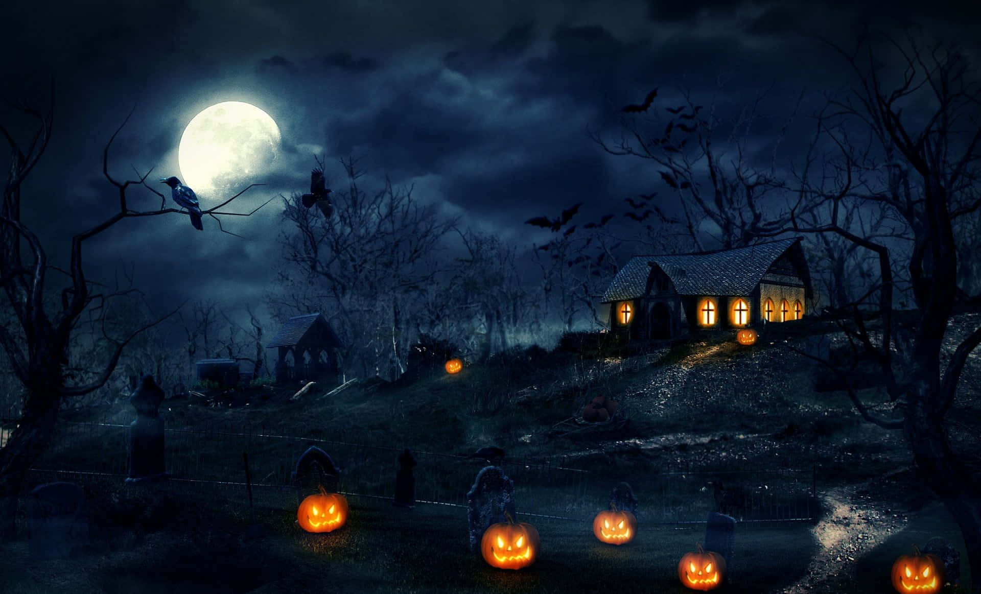 "Ghouls and Ghosts Lurking This Halloween Night"