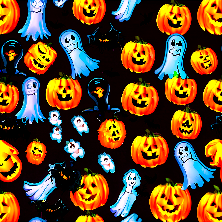 Halloween Seamless Pattern Png Bpp73 PNG