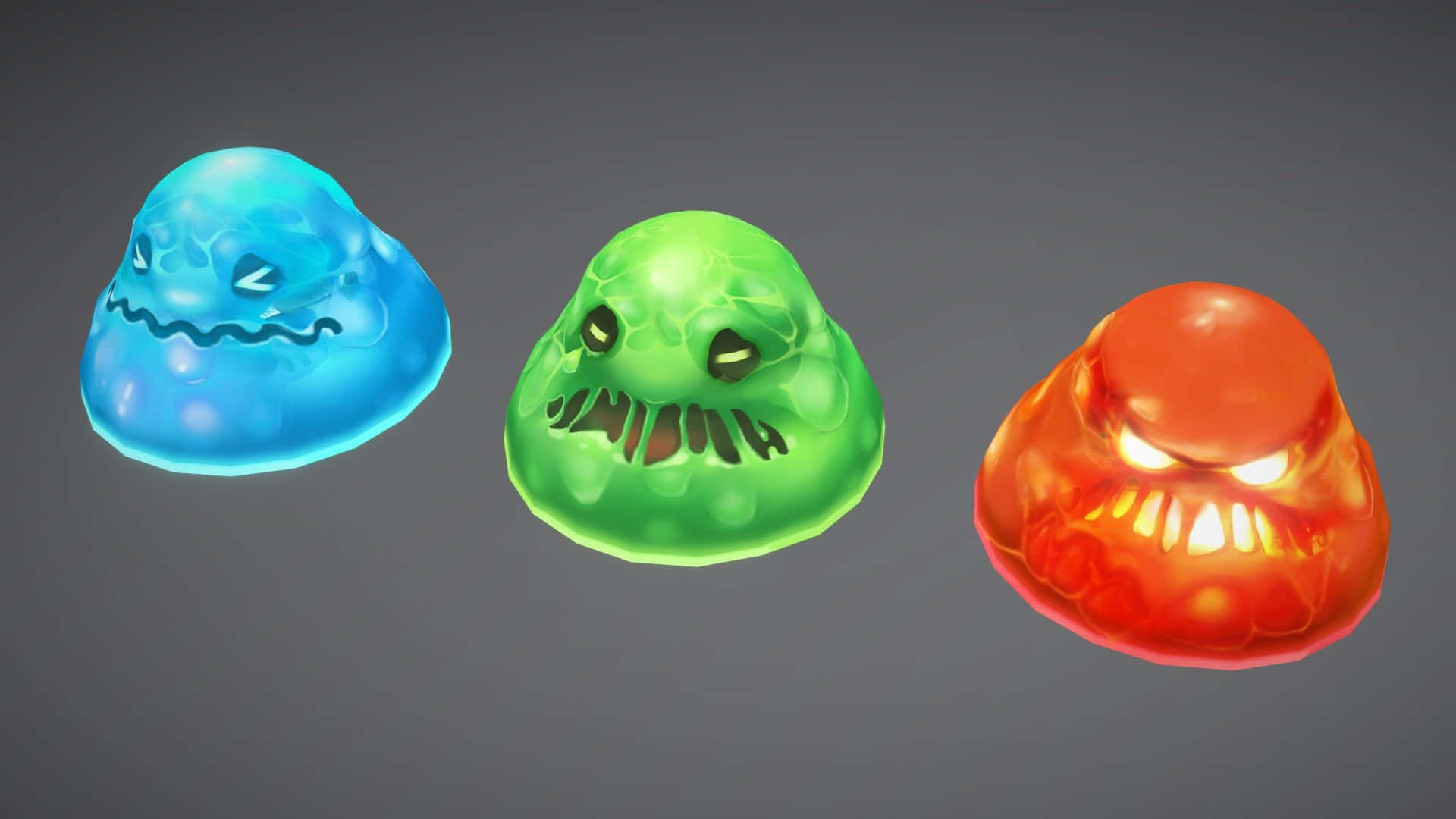 Cast a spooky spell with Halloween Slime! Wallpaper