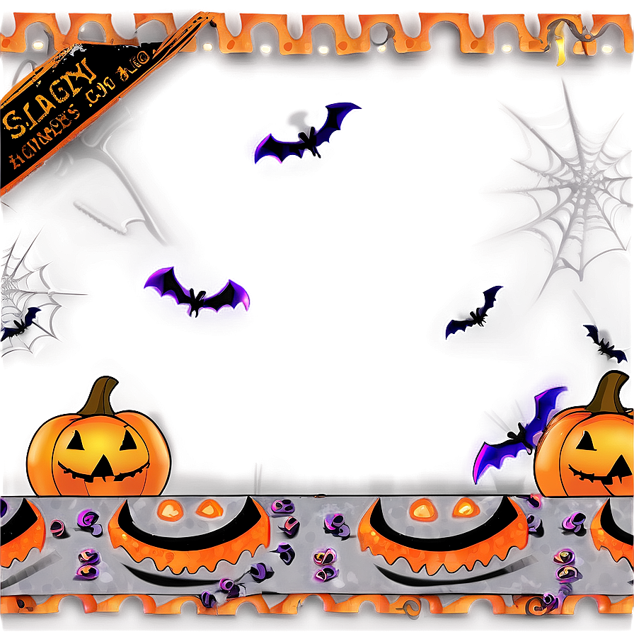 Download Halloween Spooky Border Png Qxs66 | Wallpapers.com