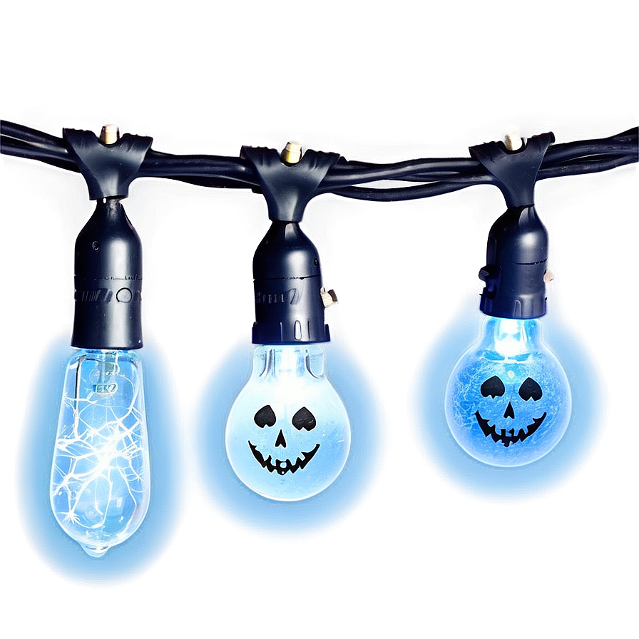 Halloween String Lights Png 05252024 PNG