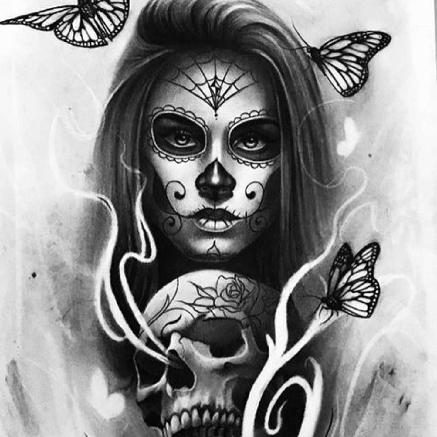 [100+] Halloween Tattoos Wallpapers | Wallpapers.com