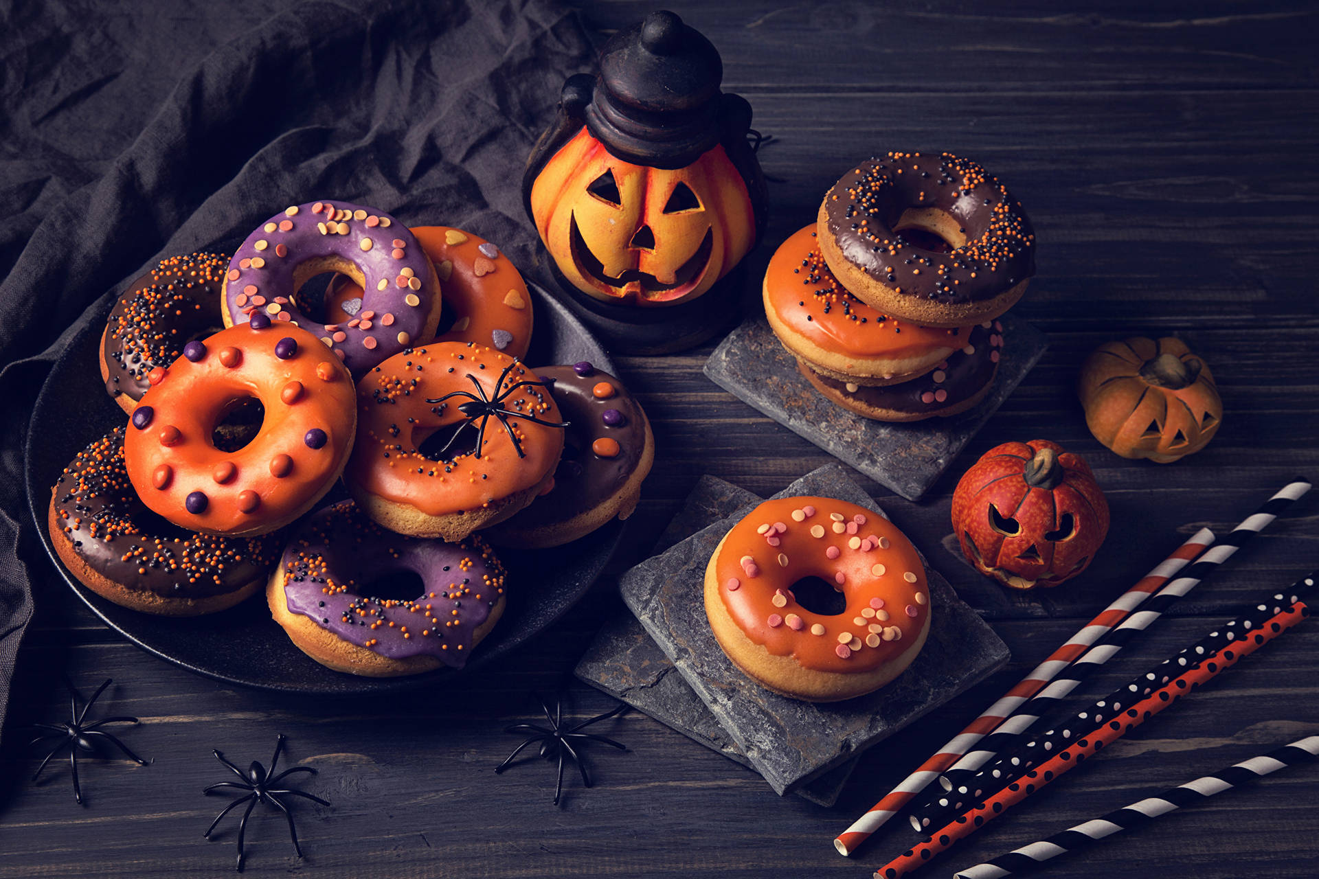 Halloween-themed Donuts