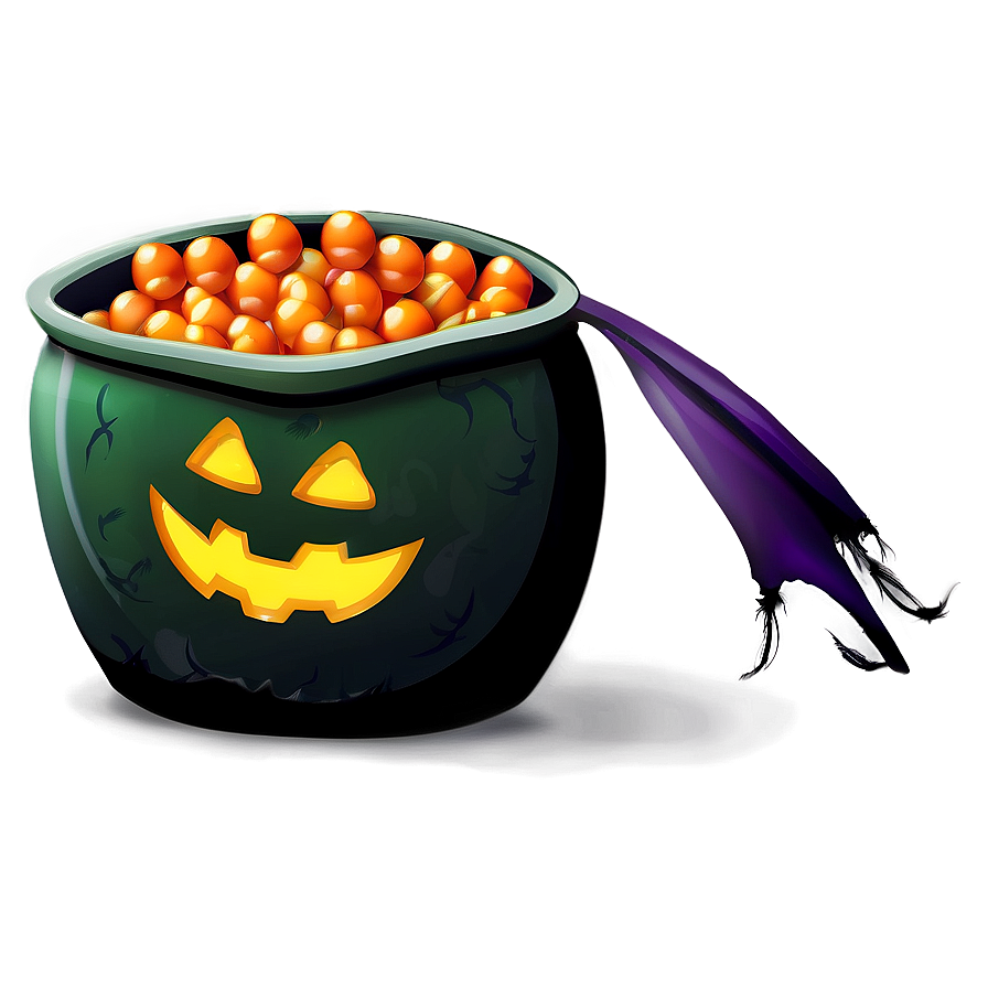 Halloween Trick Or Treat Bag Png 06112024 PNG