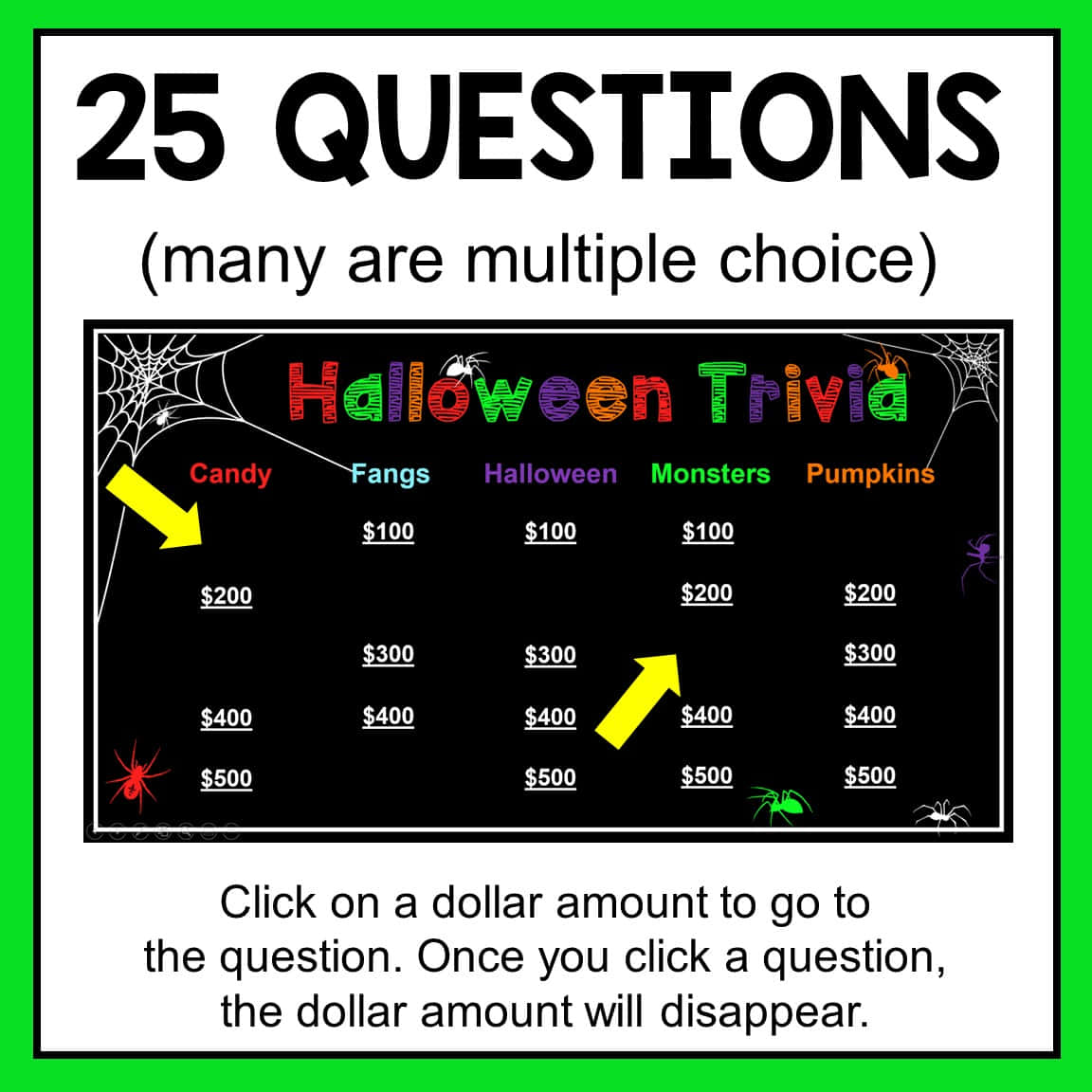 Test your knowledge of spooky Halloween trivia! Wallpaper
