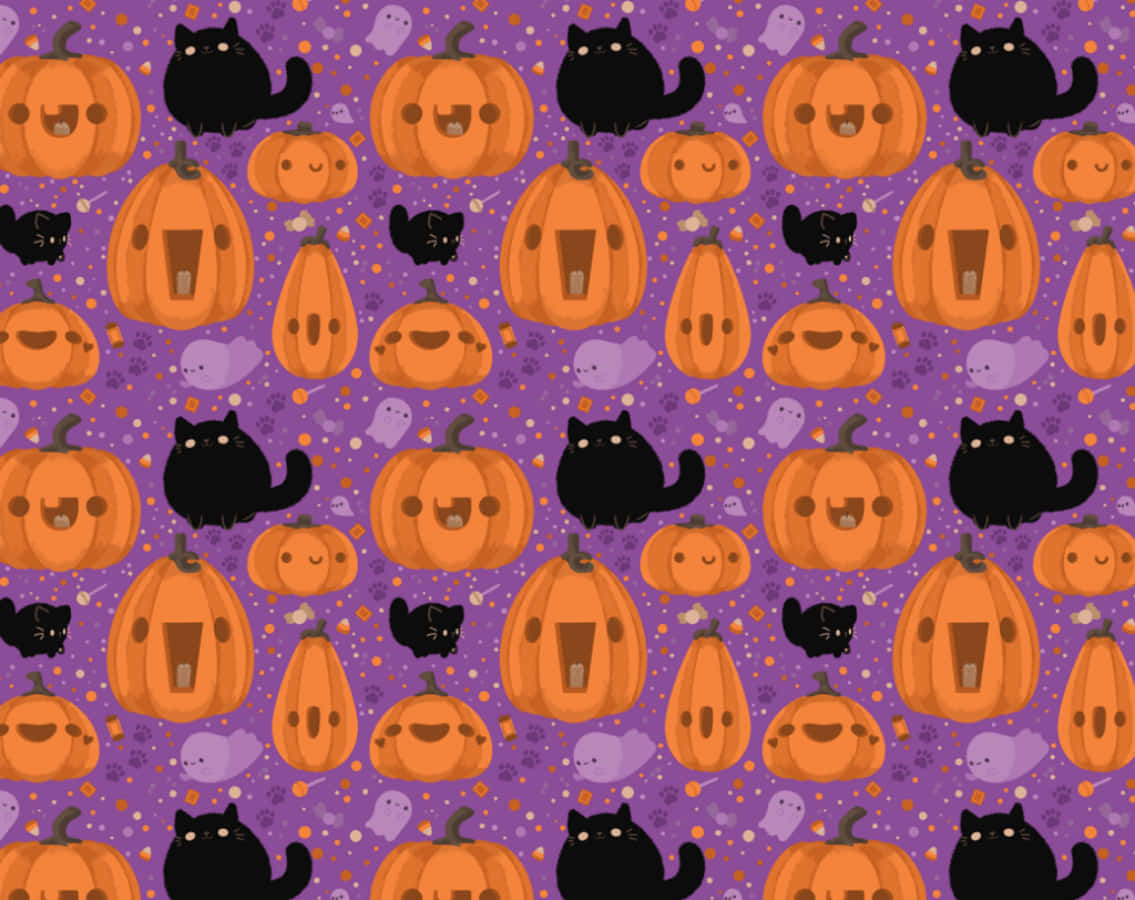 Forbered dig til en skræmmende, æstetisk Halloween! Wallpaper