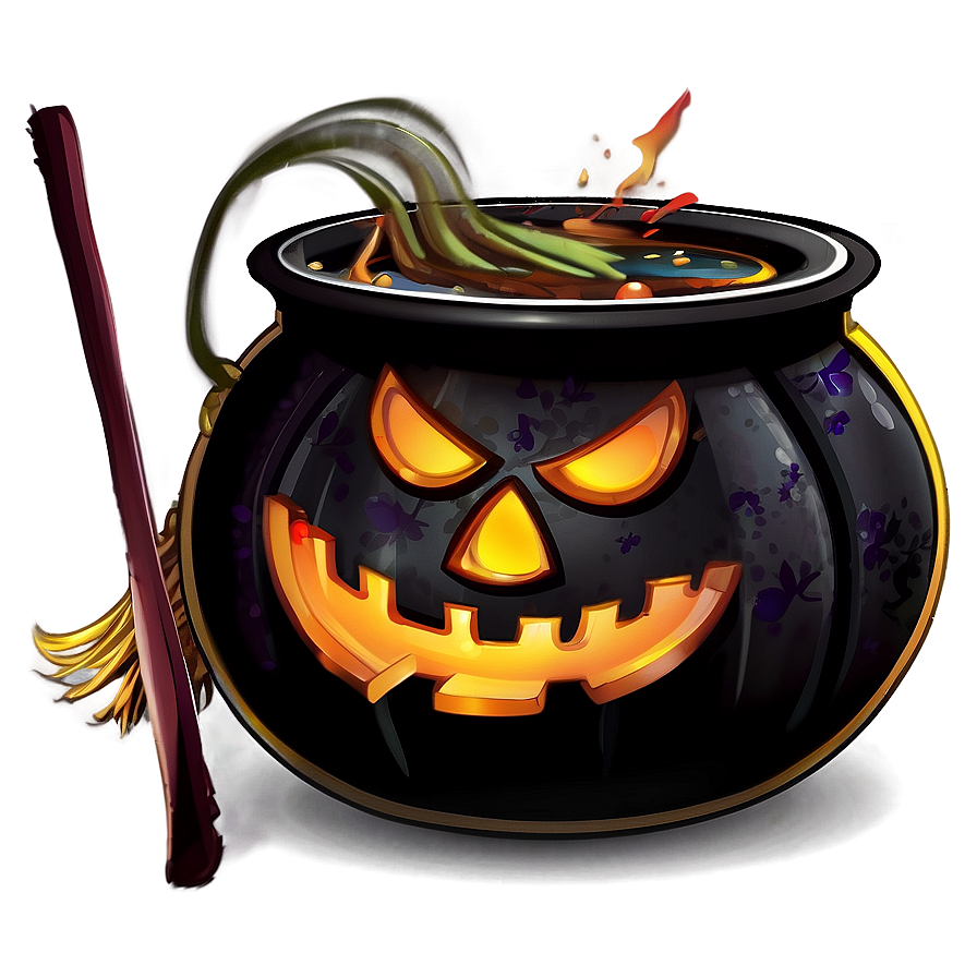 Halloween Witch Cauldron Png Qej PNG