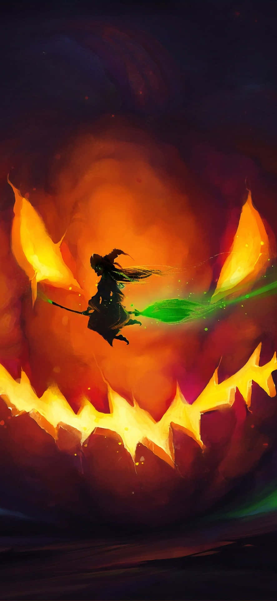 Image  Spooky Halloween Witch Wallpaper