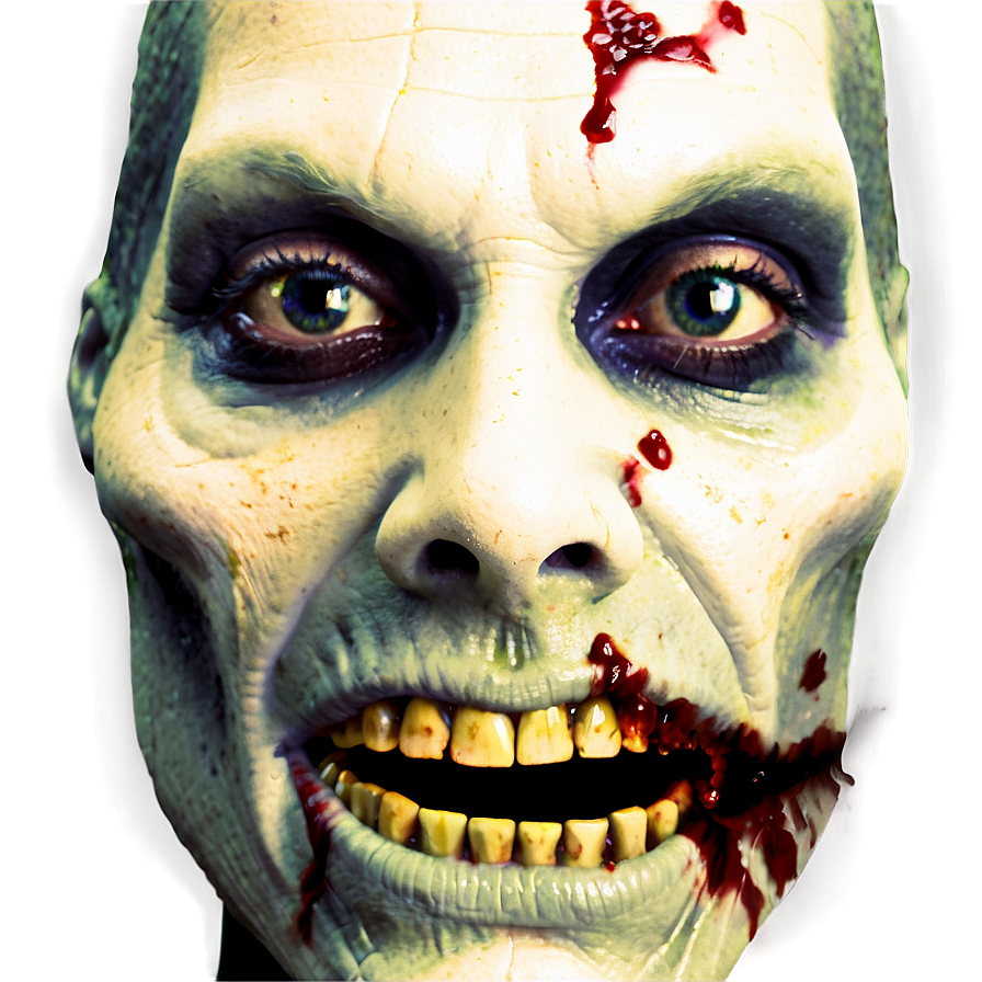 Halloween Zombie Face Png 05032024 PNG