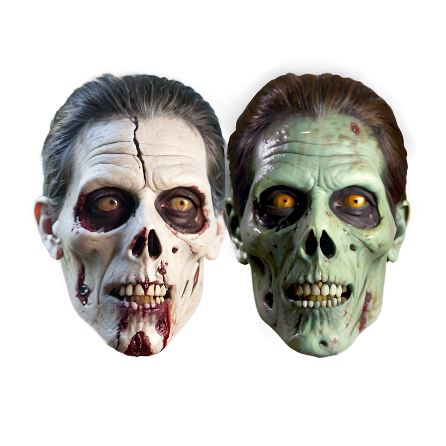 Download Halloween Zombie Face Png Xxe | Wallpapers.com