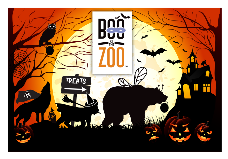 Halloween Zoo Event Poster PNG