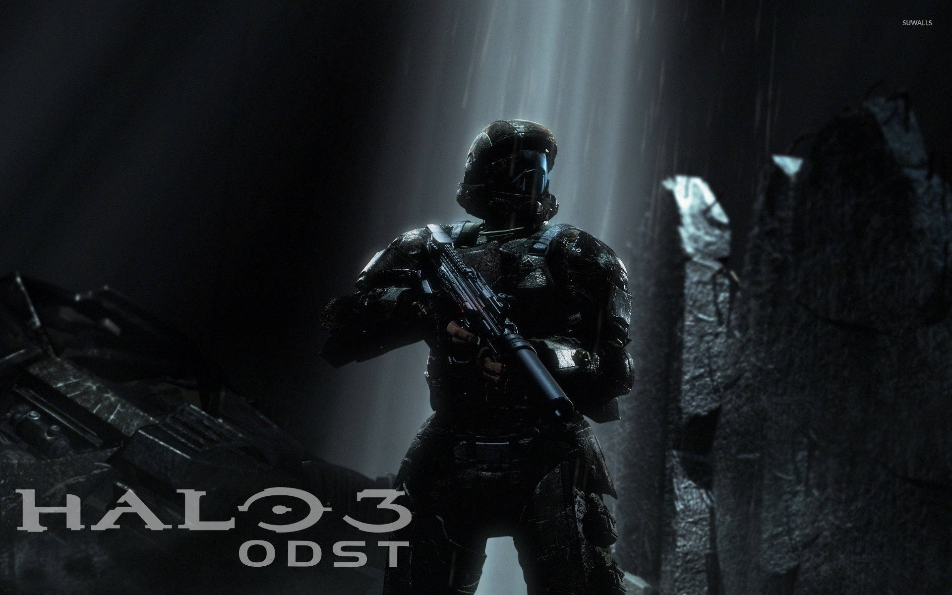 Halo 3 Black Poster Wallpaper