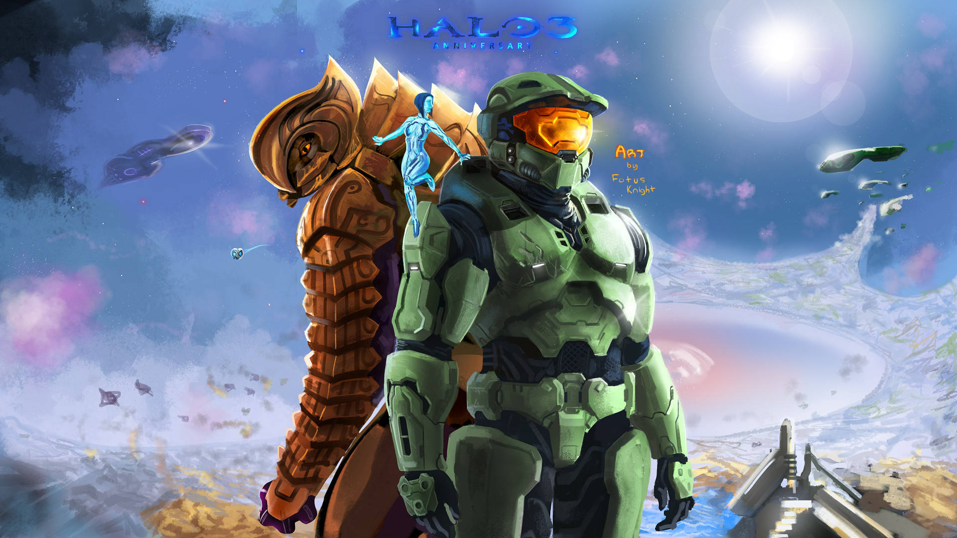 Halo 3 Under Sky Wallpaper