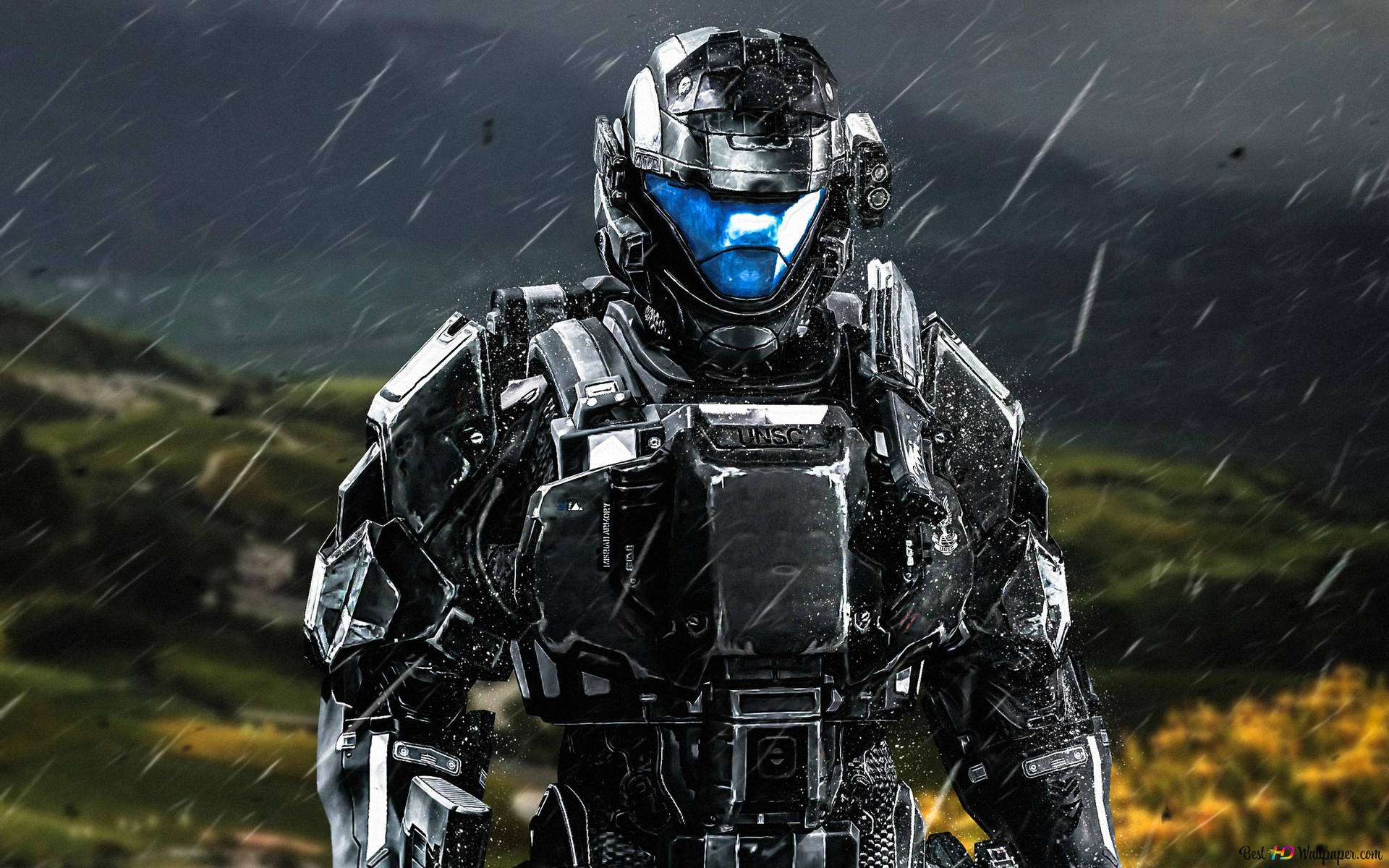 Halo 3 Under The Rain Wallpaper