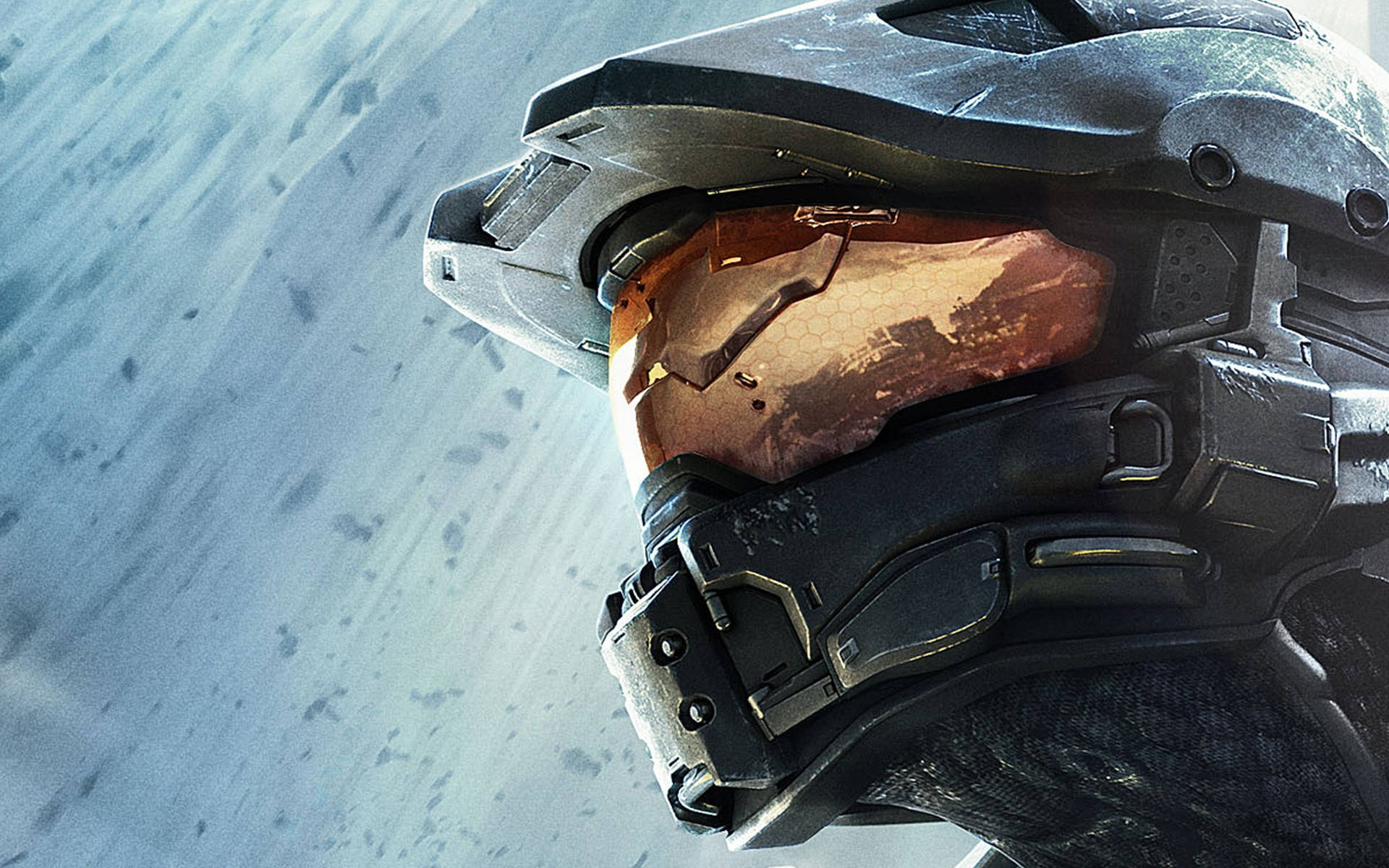 Halo 4 Detailed Spartan Helmet Wallpaper