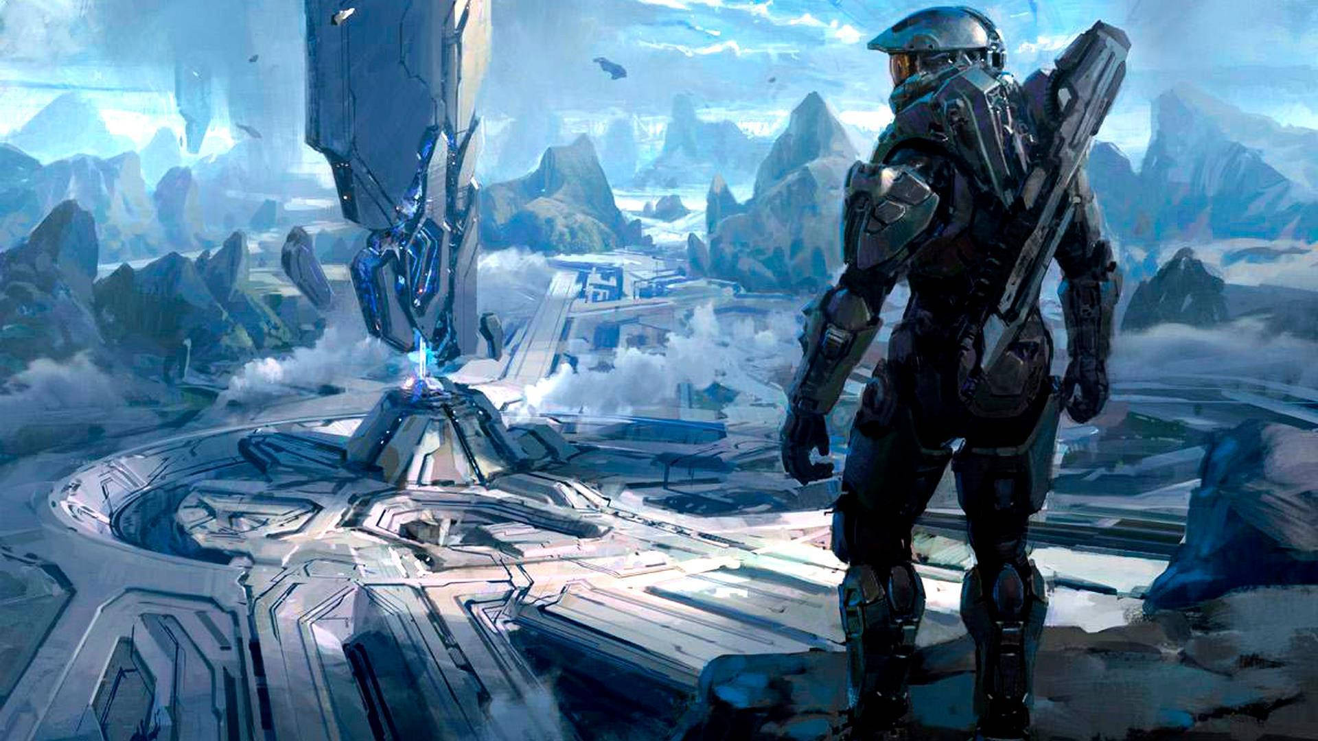 Halo 4 Futuristic City Wallpaper
