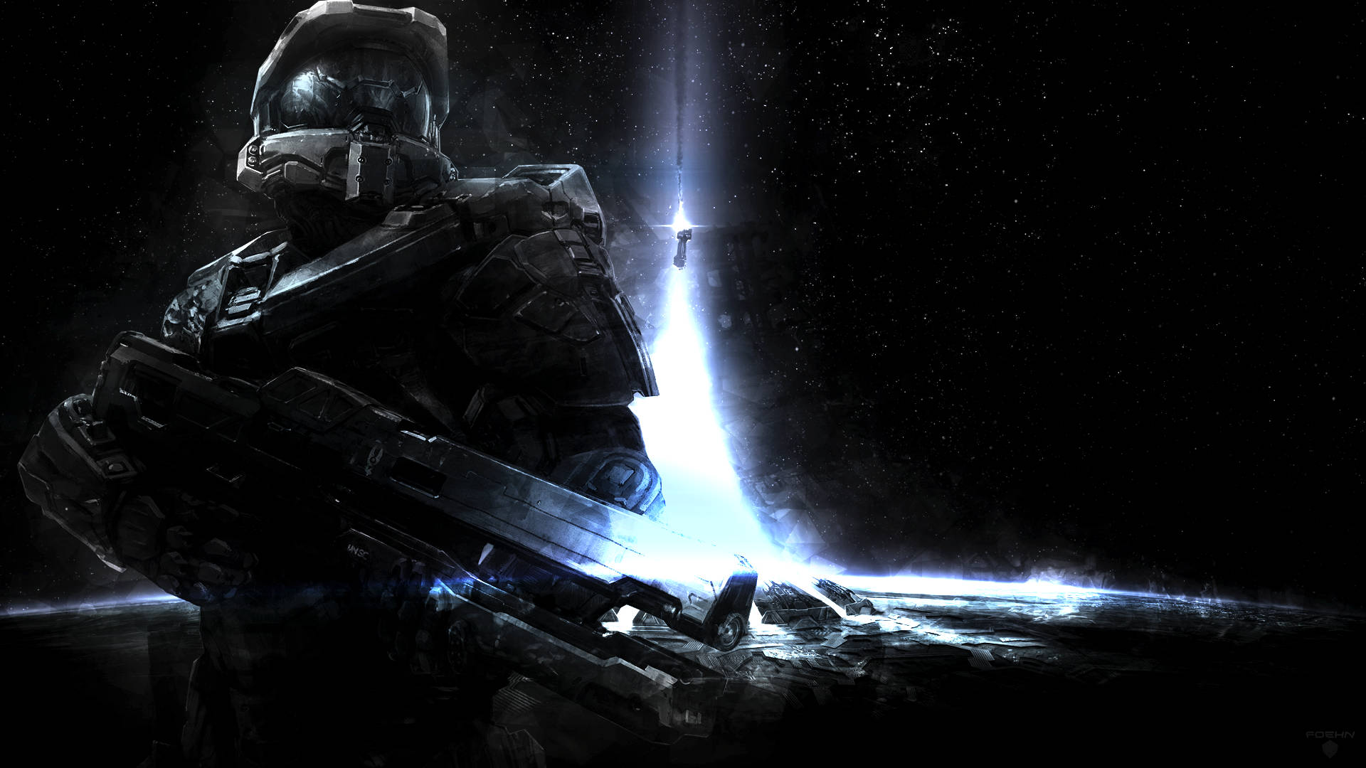 Halo 4 Interstellar Spartan Warrior Wallpaper