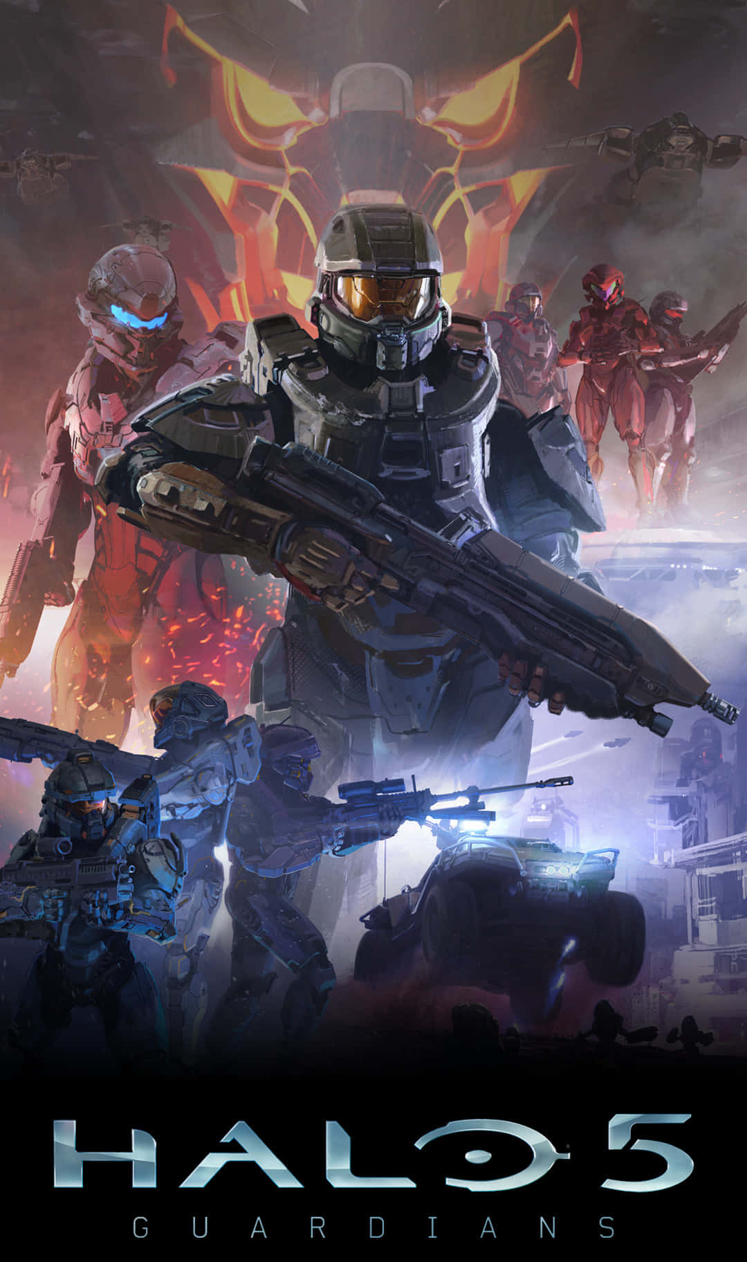 Download Halo 5: Guardians - Blue Team in Action Wallpaper | Wallpapers.com