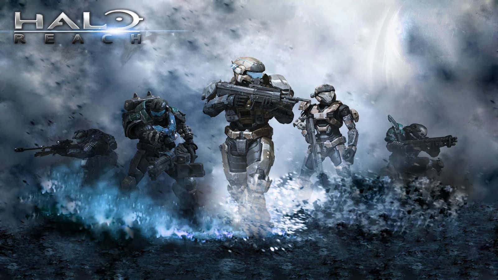 Halo 5 Blue Team in Action Wallpaper