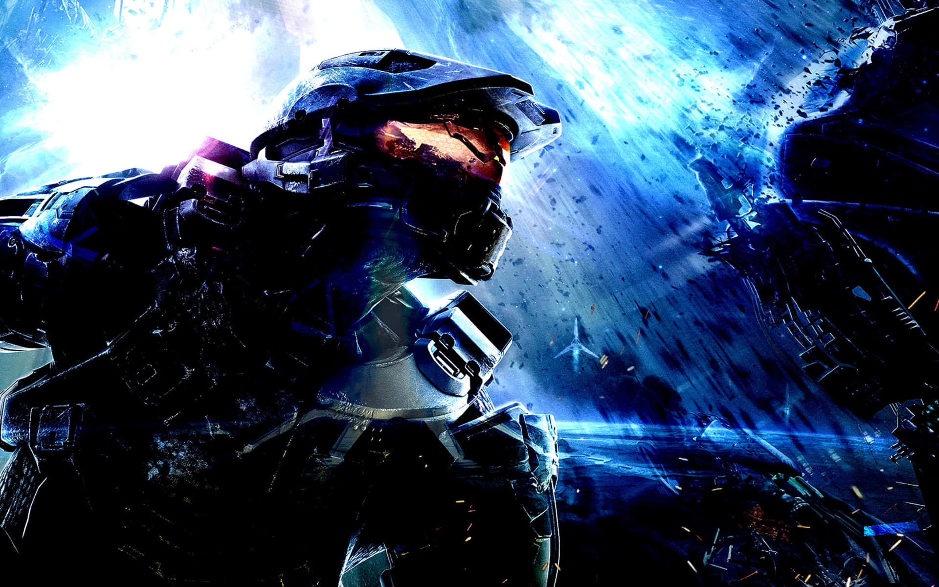 Halo 5 Guardians Battle In Vibrant 4k Resolution Wallpaper