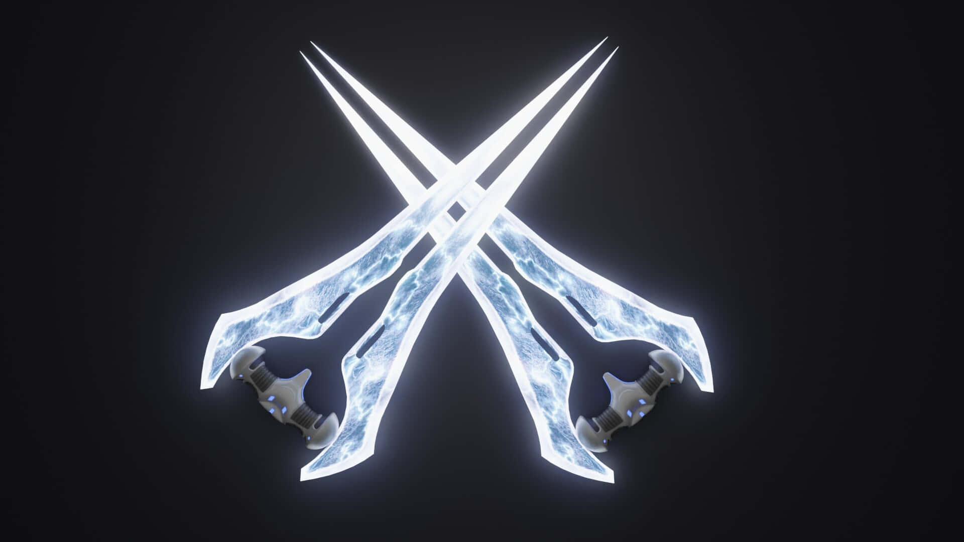 Intense Energy Sword Combat in Halo Wallpaper
