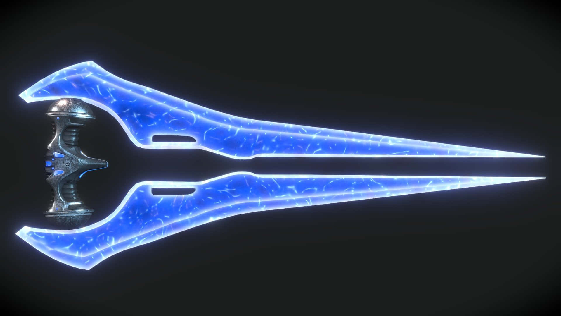 Unapoderosa Espada De Energía De Halo Resplandeciente Con Energía Fondo de pantalla