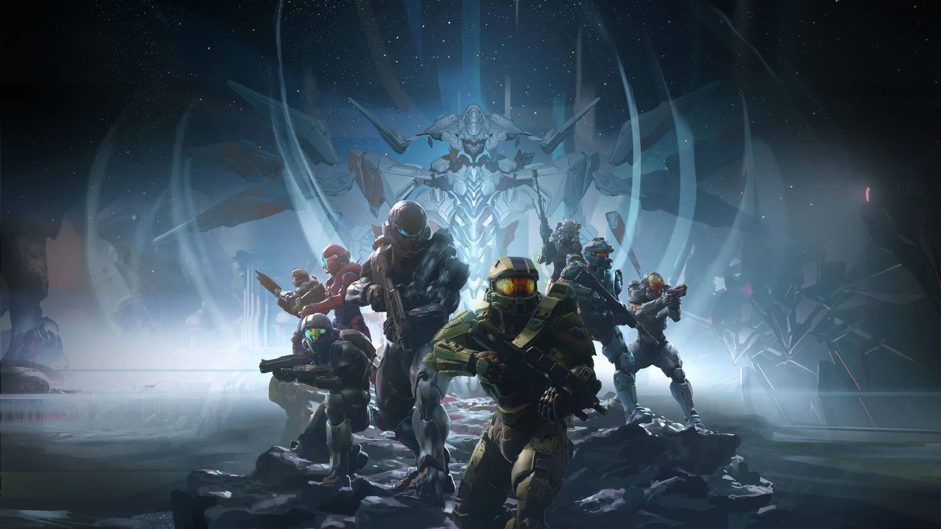 The Ultimate Guardians – Master Chief and Cortana of the Halo Franchise Wallpaper