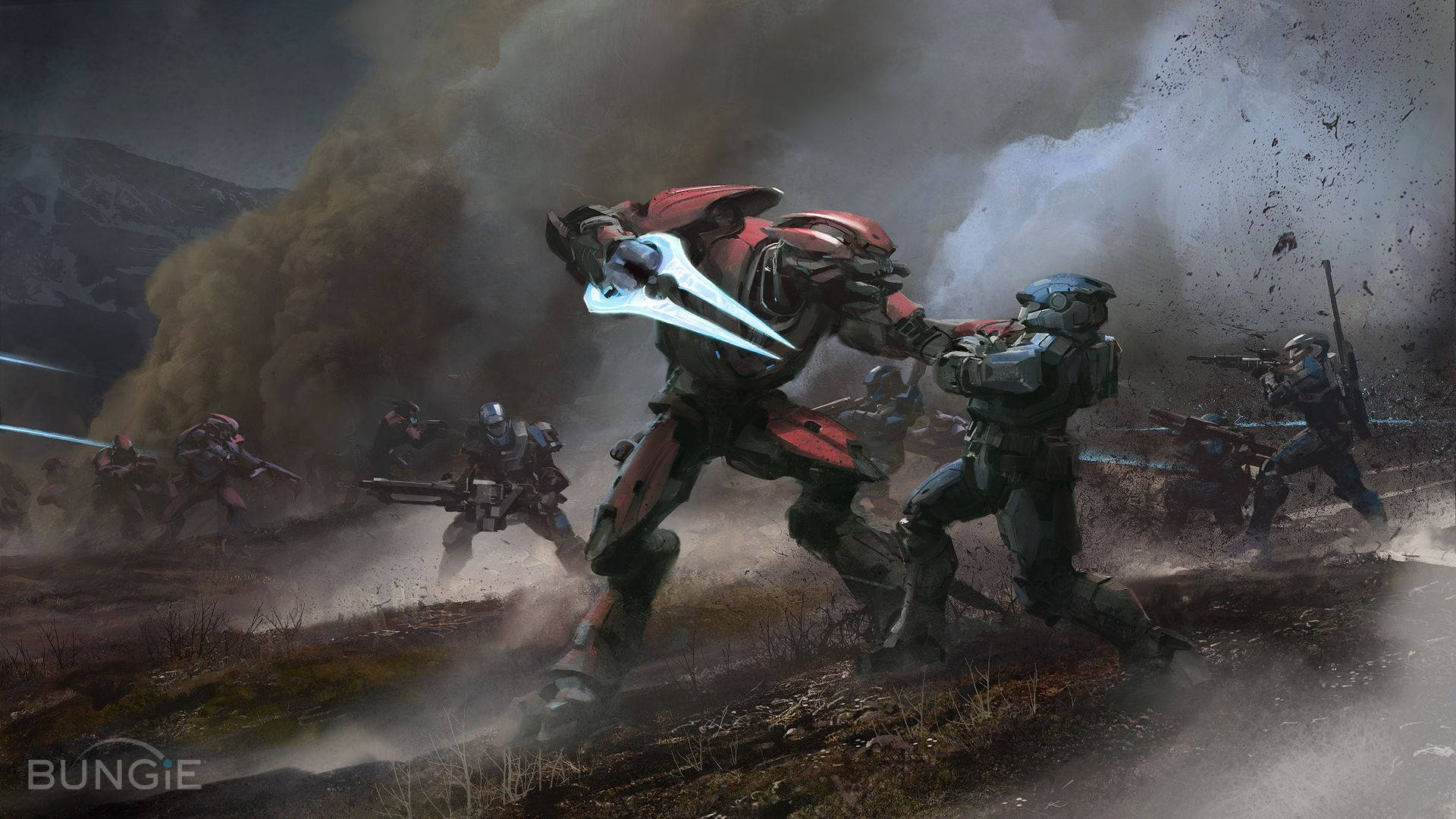 Halo Infinite In A Combat Wallpaper