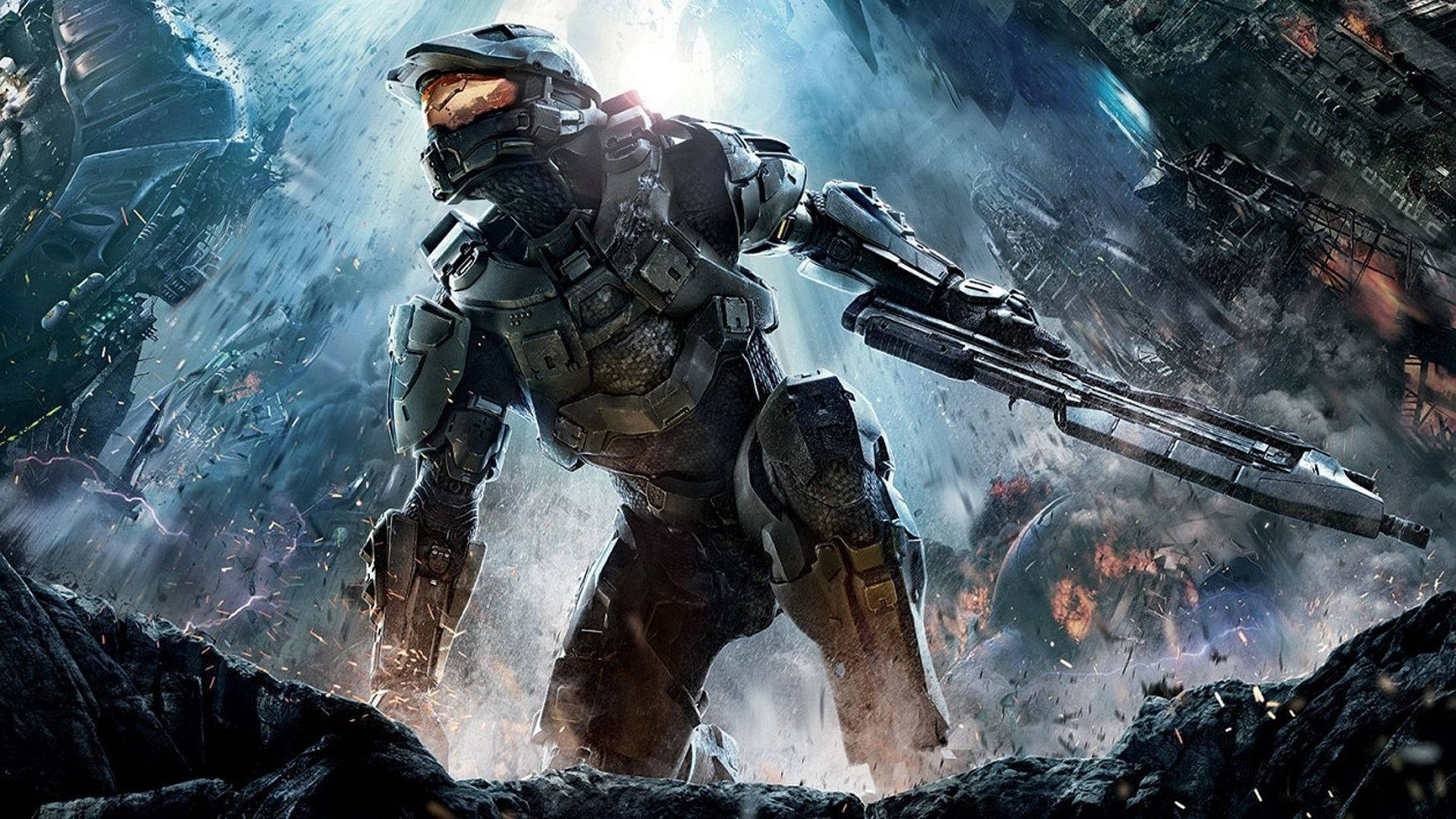 Master Chief ready to protect humanity Wallpaper