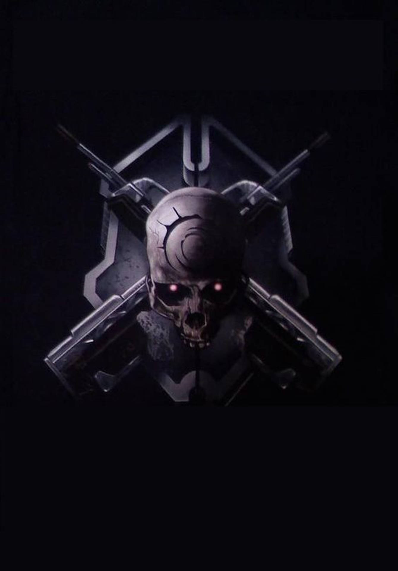 Halo Logo 3D Skull Wallpaper