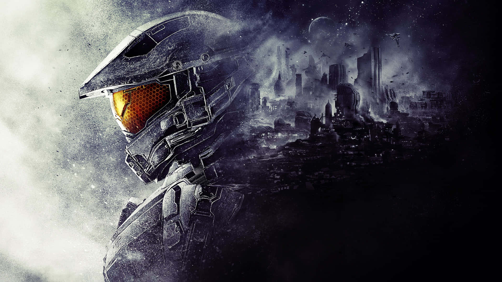 “Gear up for a lifetime of adventure with Halo's Master Chief." Wallpaper