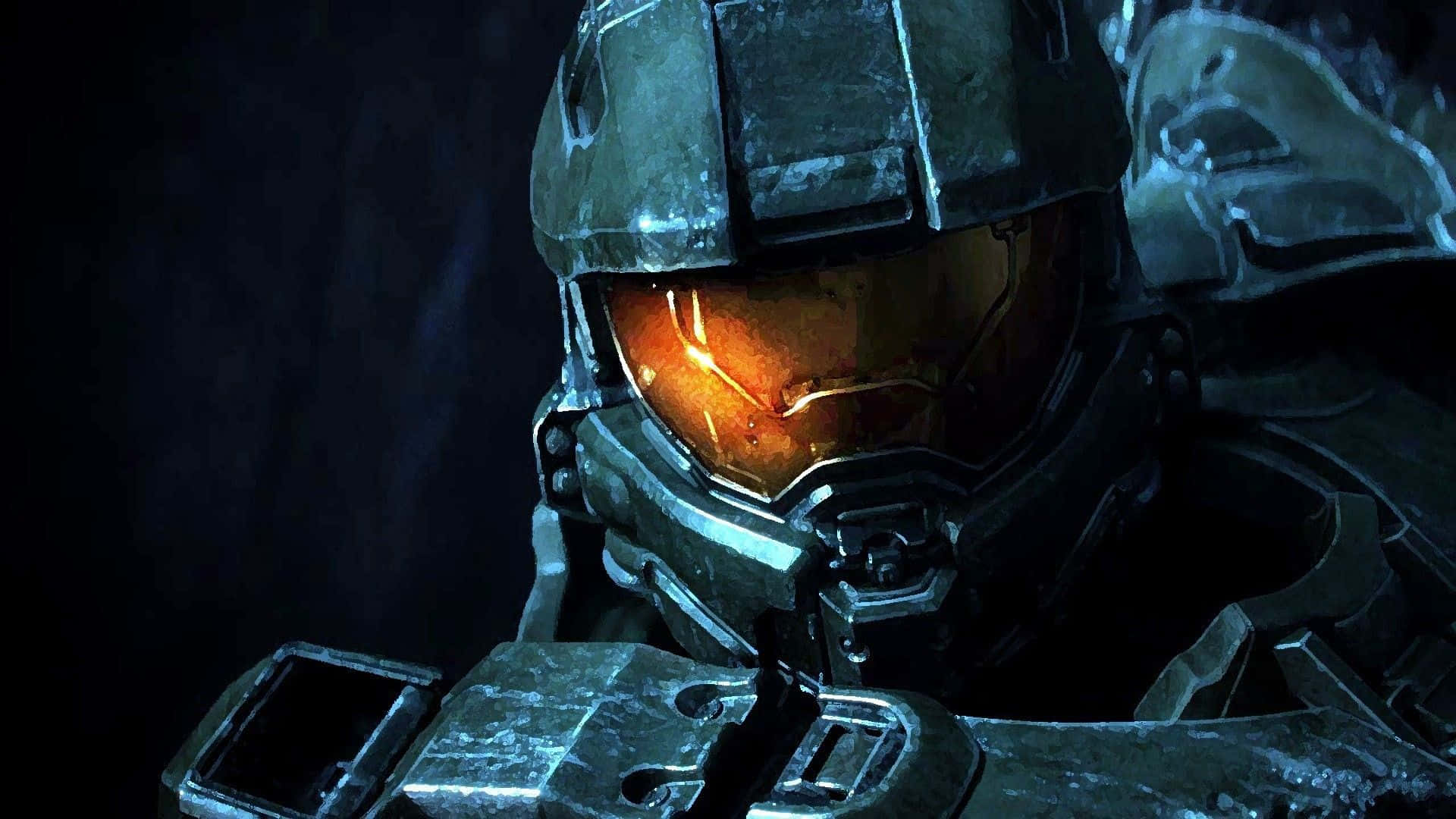 Embrace Your Duty: The Face of the Halo Franchise - Master Chief Wallpaper