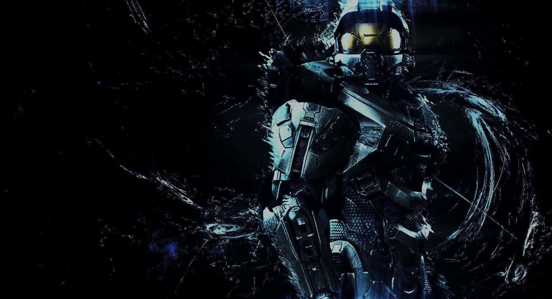 The Iconic Master Chief from the Halo Series Wallpaper