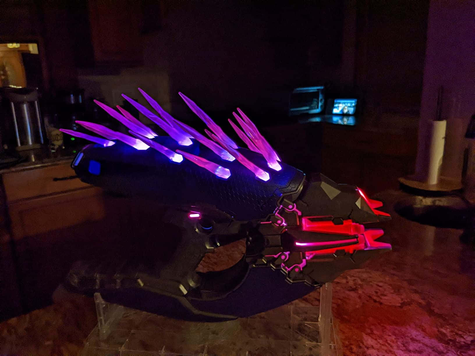 Unleashing the Power of the Needler in the Halo Universe Wallpaper