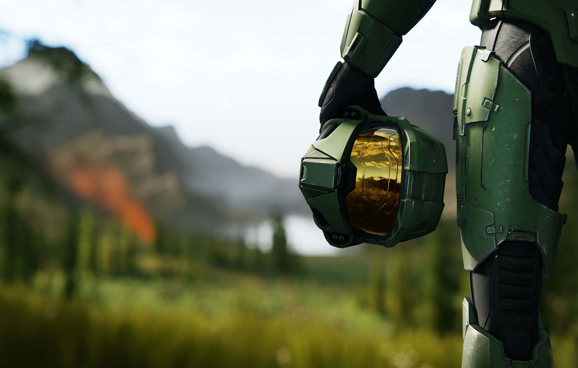 Master Chief is geared up and ready for combat