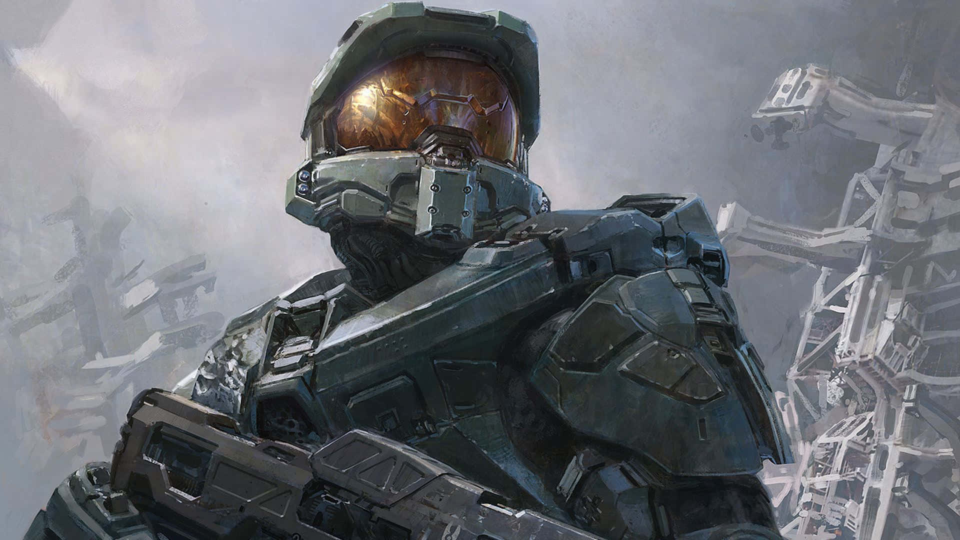 "Ready to face the fight - a Spartan soldier in Microsoft's unique Halo universe"