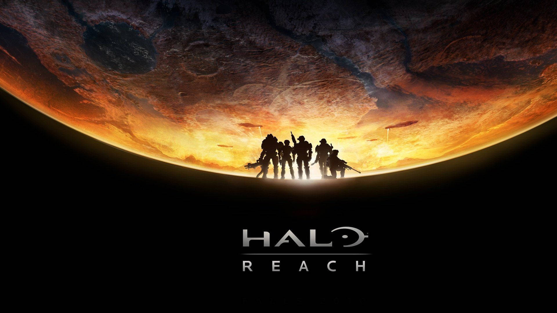 An Epic moment in the Halo Reach Video Game Wallpaper