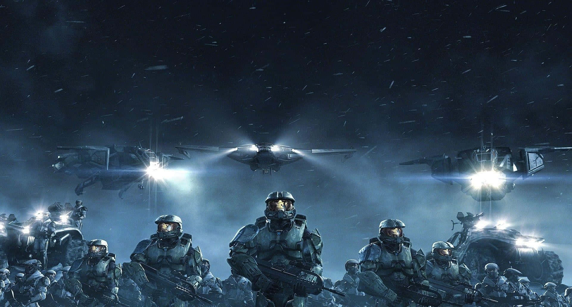 Halo Red Team in Action Wallpaper