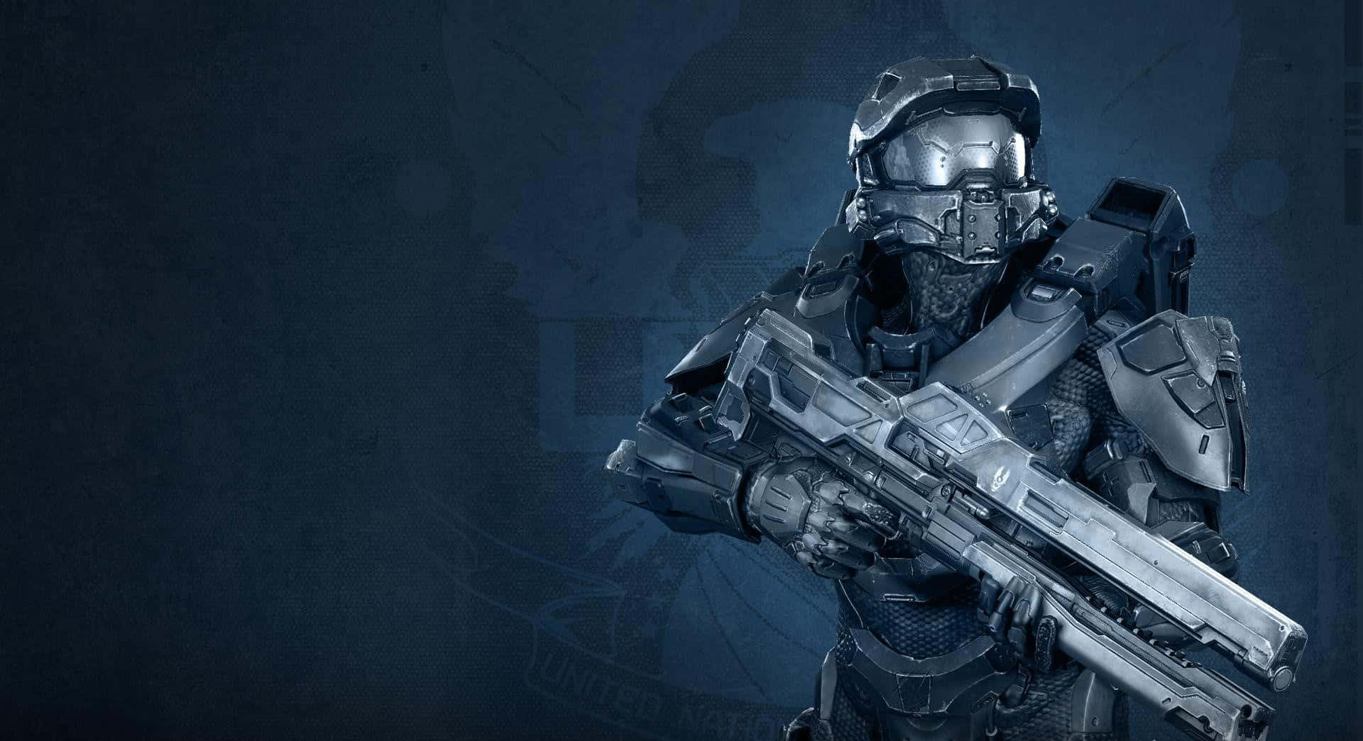 The powerful Halo Red Team in action Wallpaper