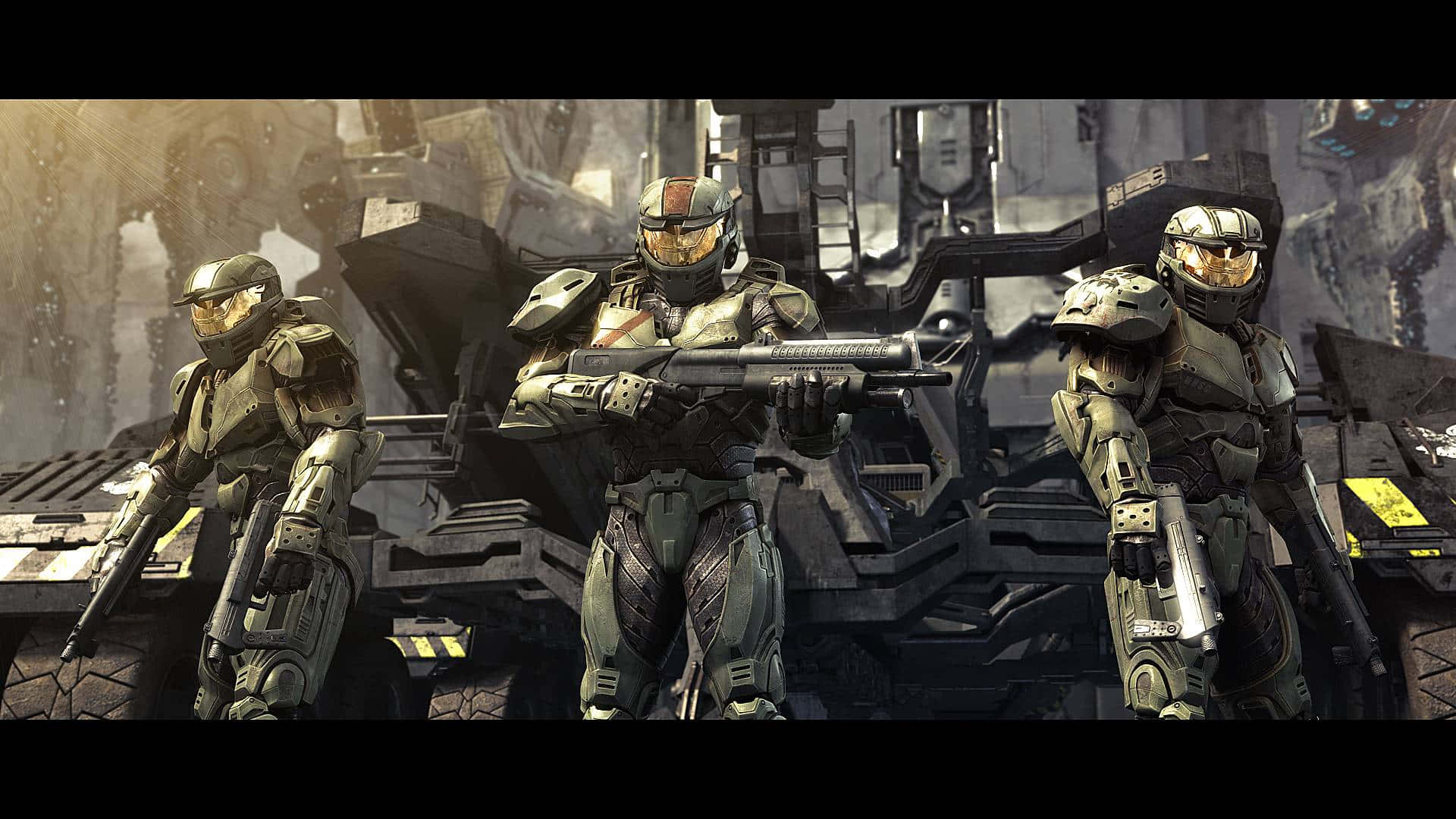 Halo Red Team in Action Wallpaper