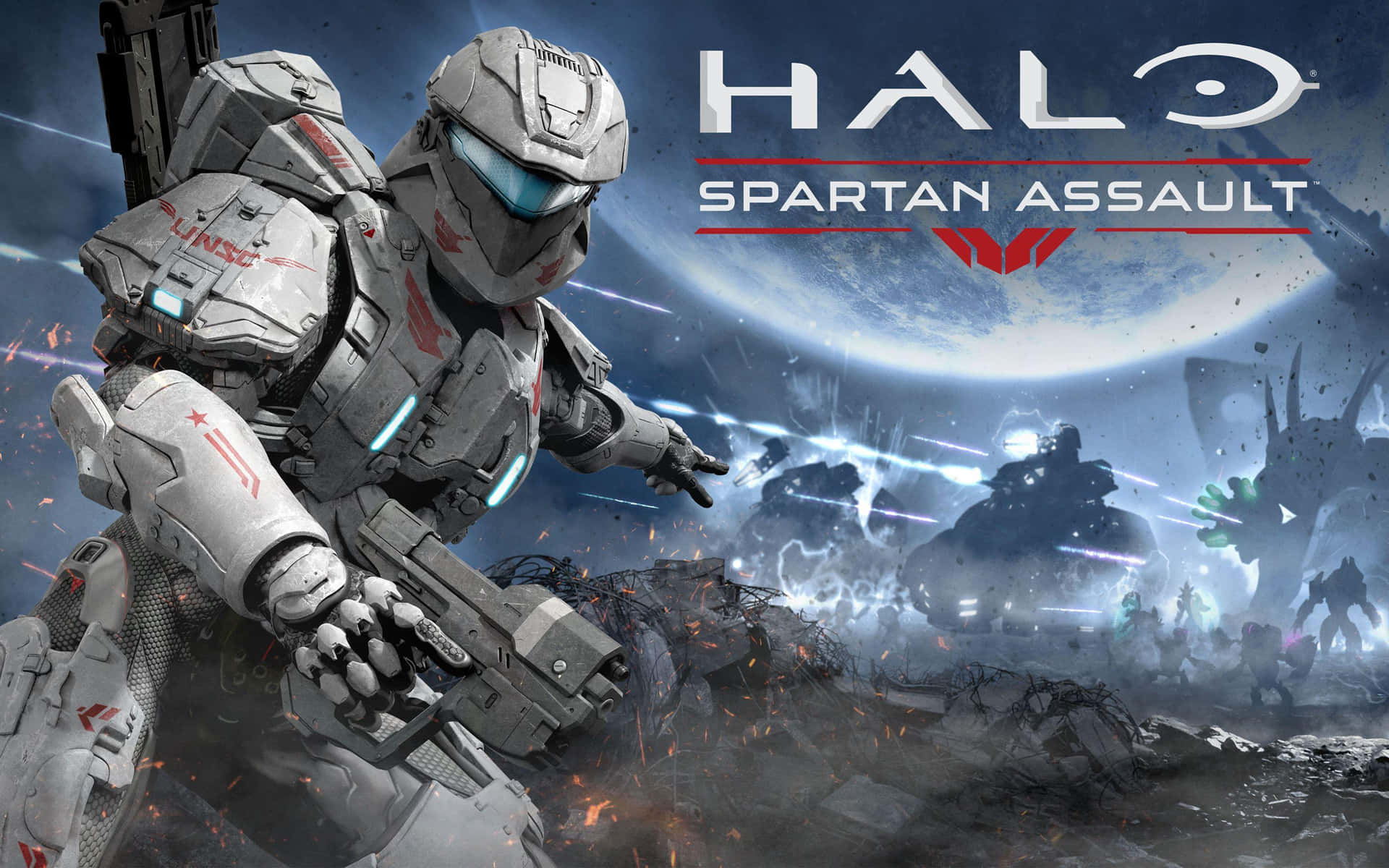 Halo Red Team in Action Wallpaper