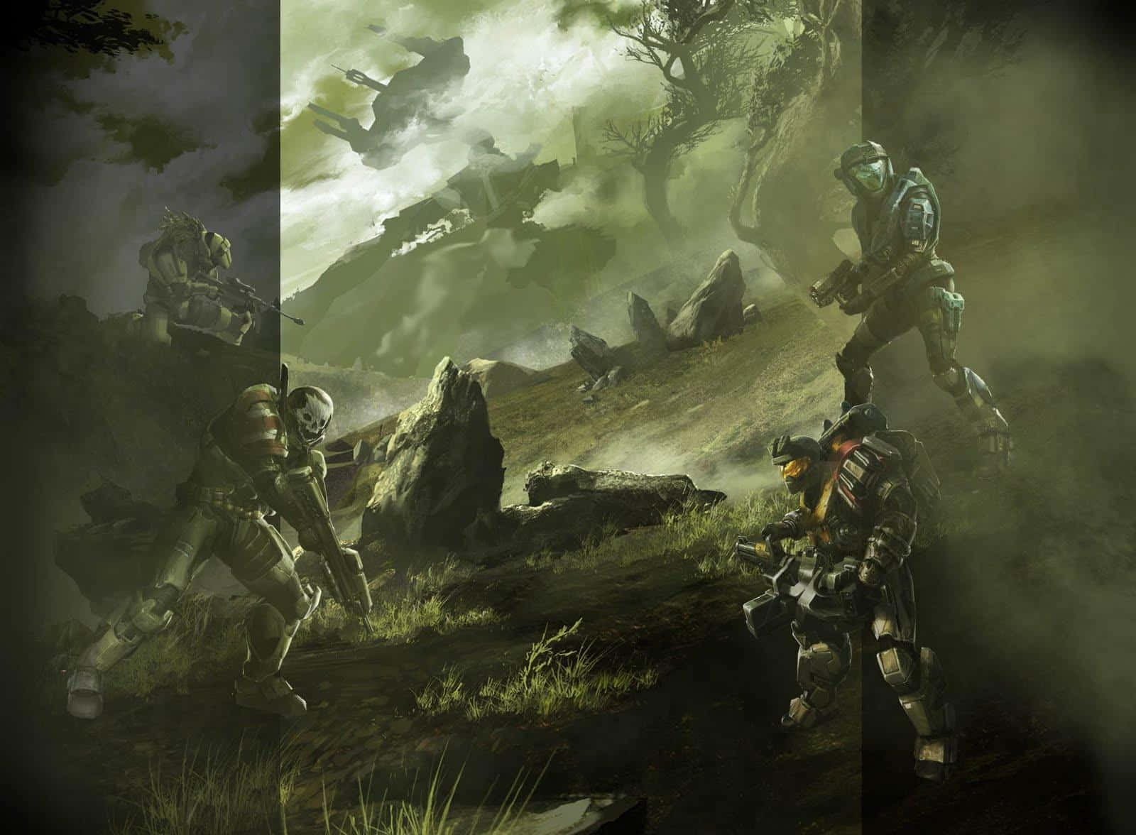 Halo Spartans: Ready for Battle Wallpaper
