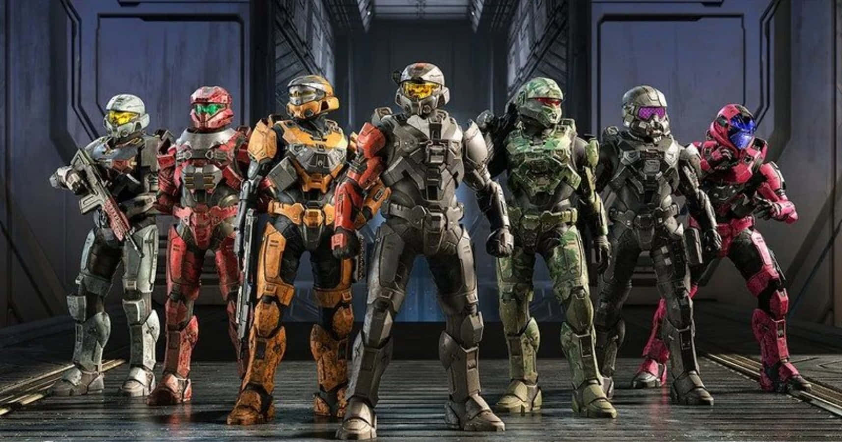 Halo Spartans ready for battle Wallpaper