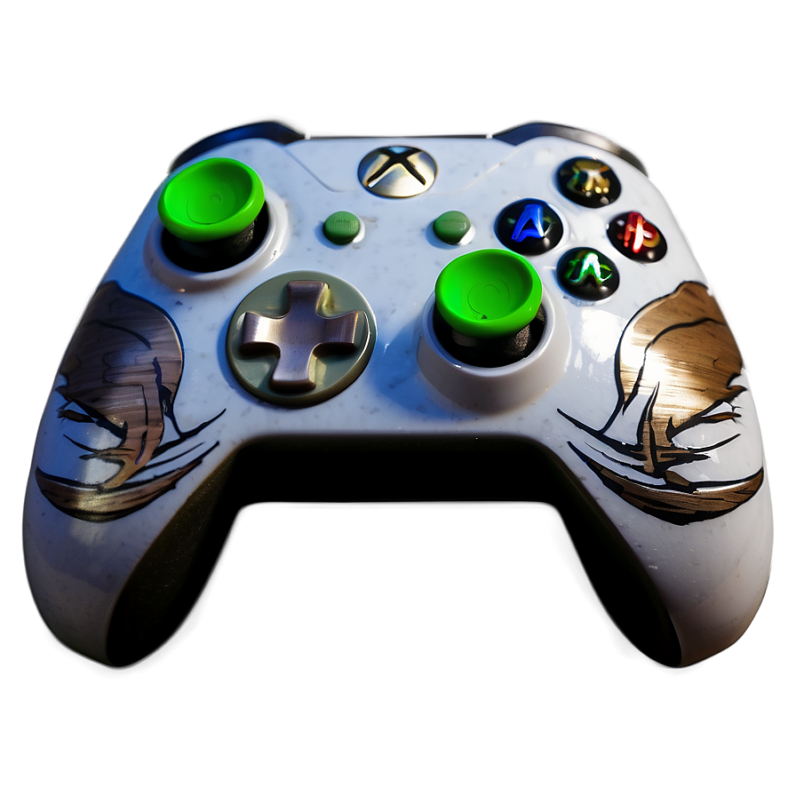 Halo Themed Xbox Controller Png Wsj PNG