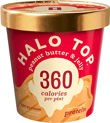 Halo Top Peanut Butter Jelly Ice Cream PNG