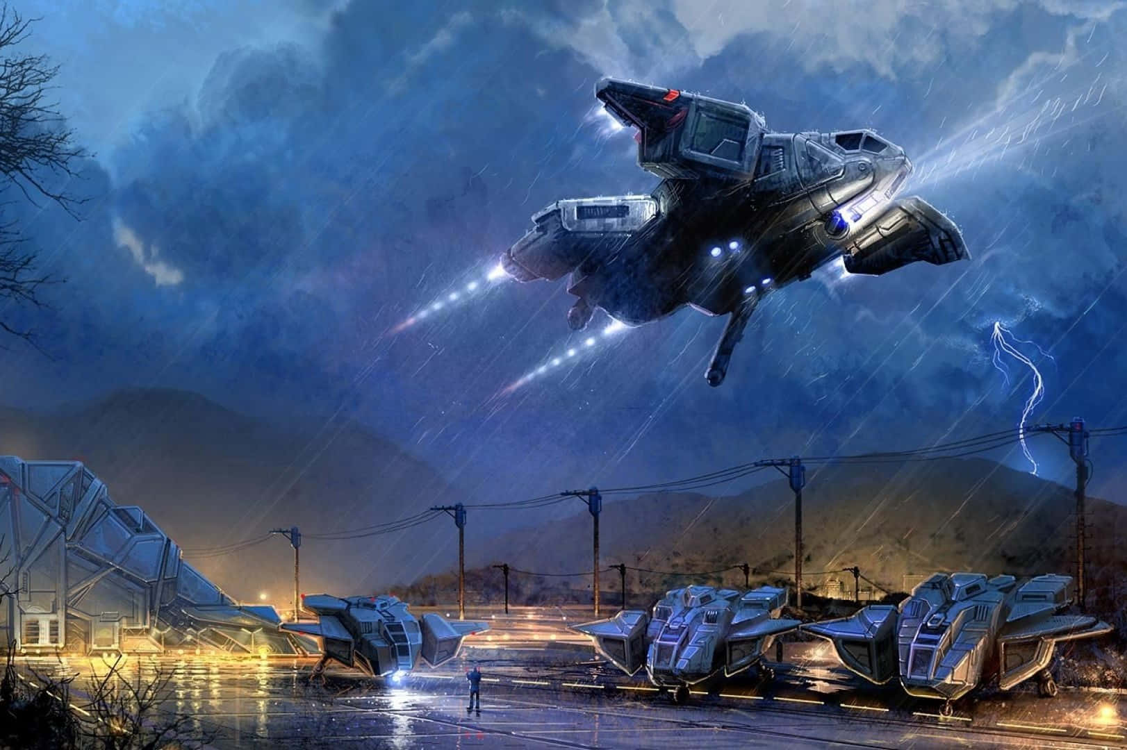 The United Nations Space Command Forces in Action Wallpaper