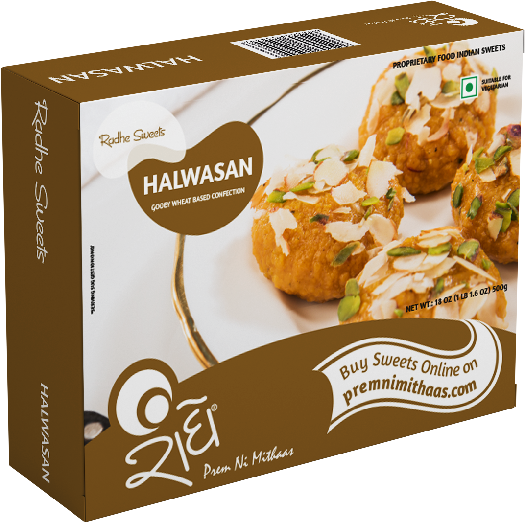 Halwasan Indian Sweet Confection Box PNG