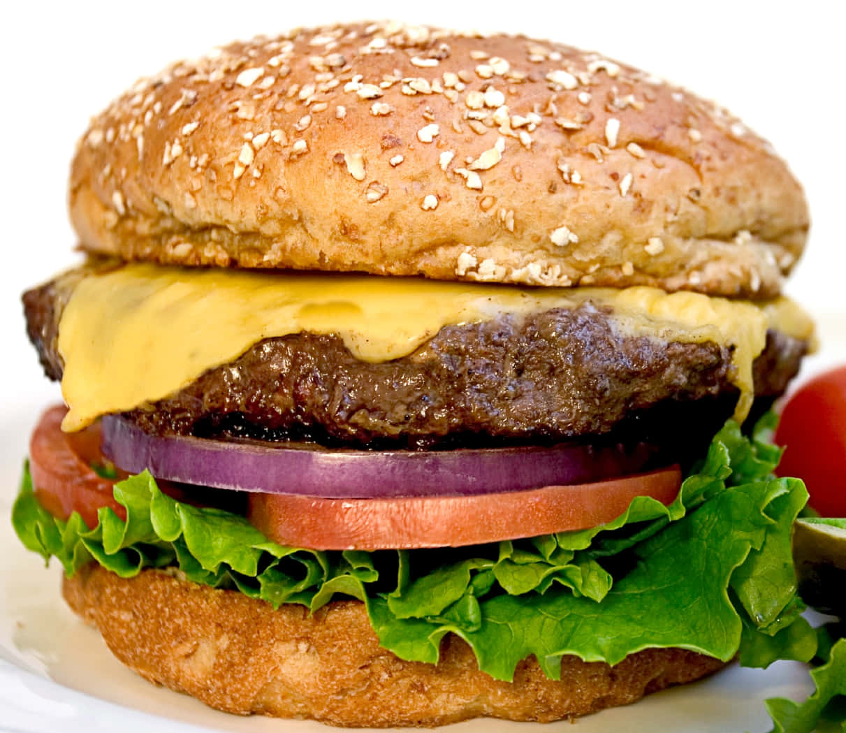 'The perfect hamburger - Freshly cooked to perfection!'