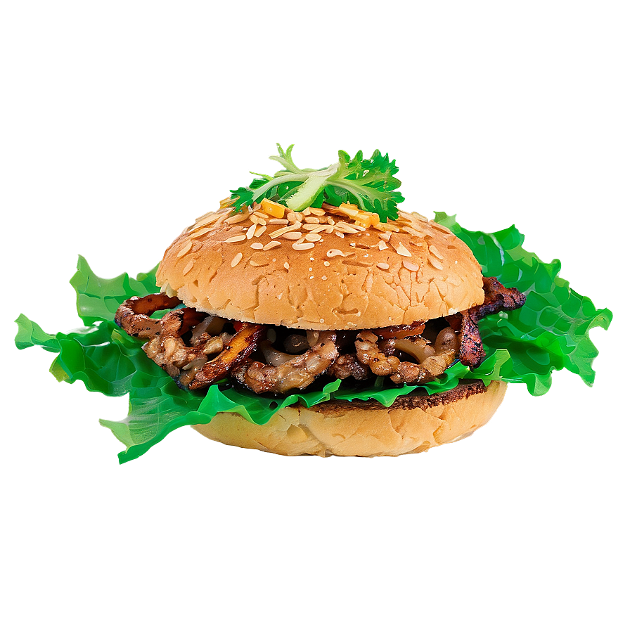 Download Hamburger With Crispy Onions Png 05242024 | Wallpapers.com