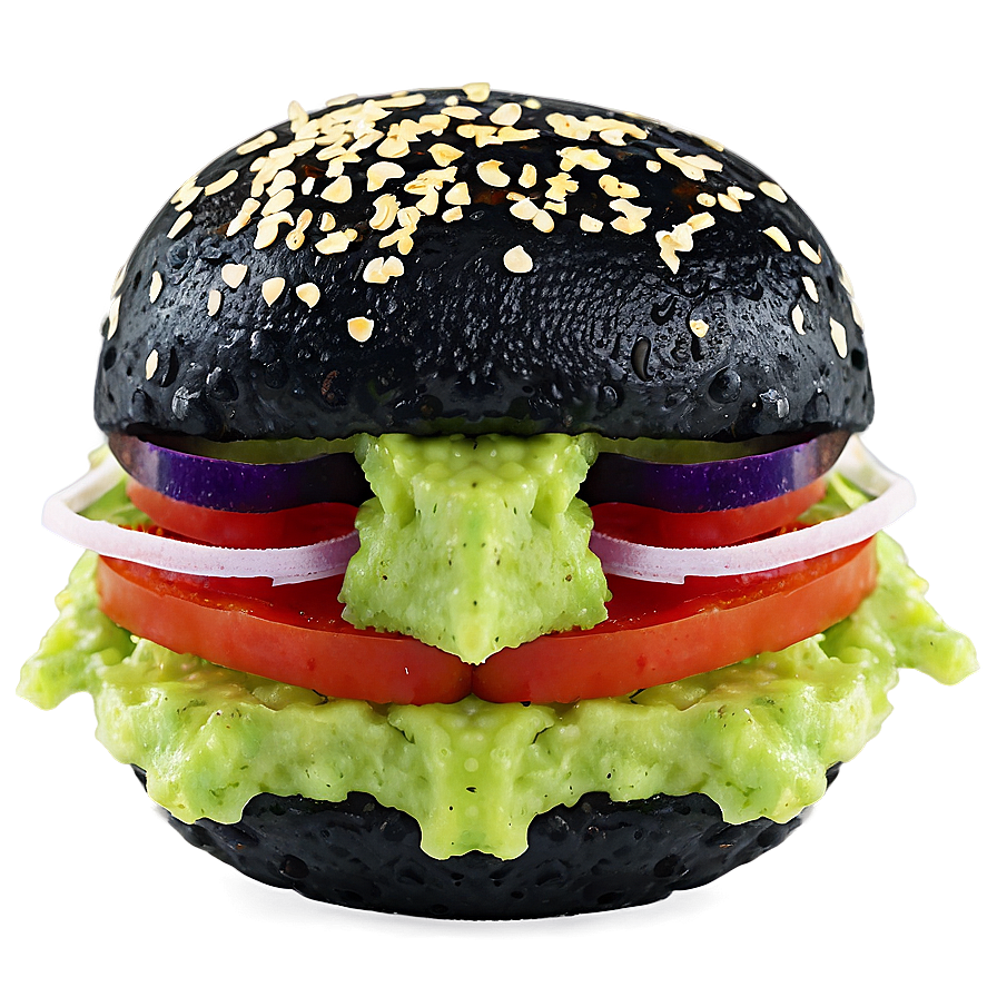 Hamburger With Guacamole Png 67 PNG